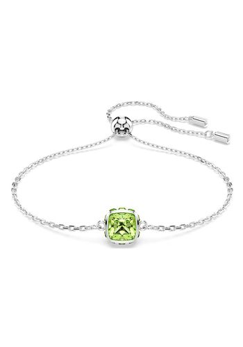 birthstone-bracelet-square-cut-august-green-rhodium-plated-swarovski