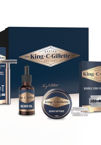 beard styling gift set from Gillette for christmas gift set for him idea.