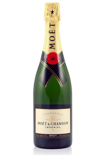 bottle of Champagne Moët & Chandon Brut Impérial as traditional and classic engagement gift idea