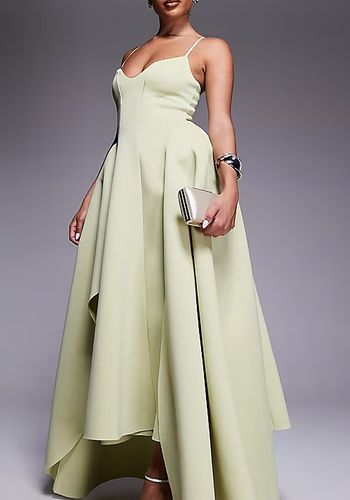 what colour goes with pistachio green dress Swing Gown Pistachio Silk main image 0