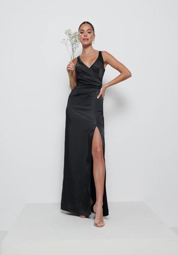 pretty-lavish-black-wrap-maxi-bridesmaid-dress