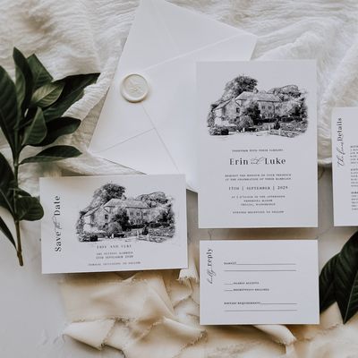 Rose Ink Wedding Stationery