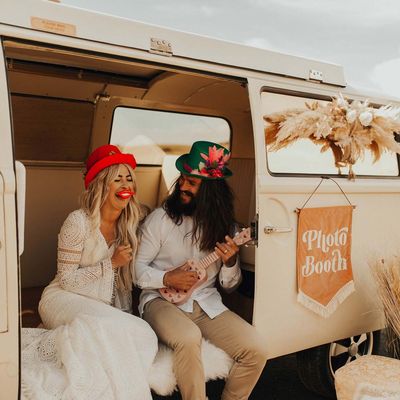 Vintage camper booths 