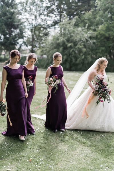 Purple Bridesmaid Dresses