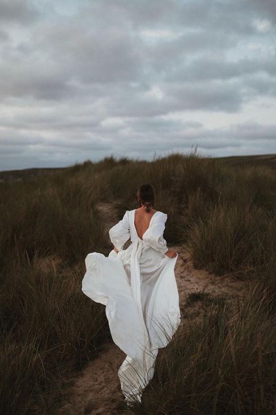 floaty wedding dress