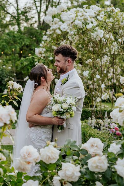 Monochrome wedding inspiration at Houchins barn wedding venue