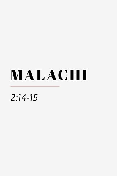 malachi 2 14 15