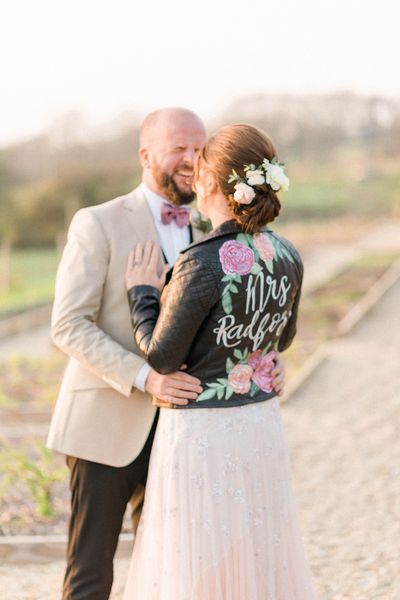 ombre wedding dress