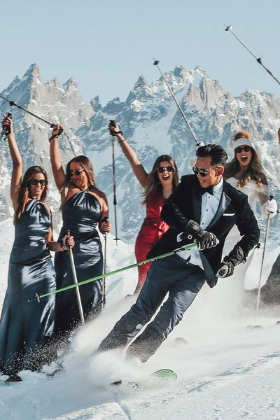 ski wedding