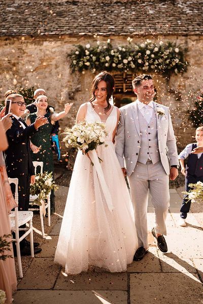 Breaking bread & kicking the bucket Bulgarian wedding traditions at Caswell House Cotswolds venue by Stephen Walker Photography