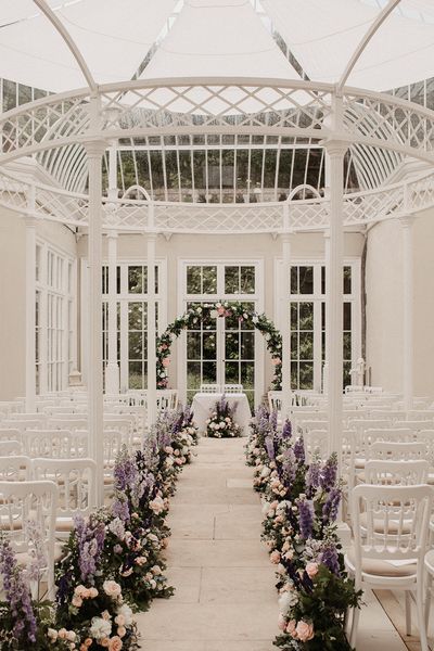 aisle decor wedding