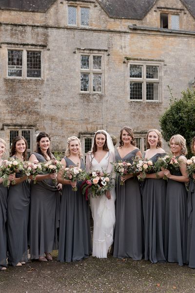 C5 GREY BRIDESMAID DRESSES CHARLOTTE AND IAN