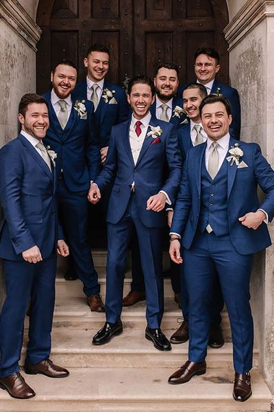 blue groomsmen suits Divine Day Photography