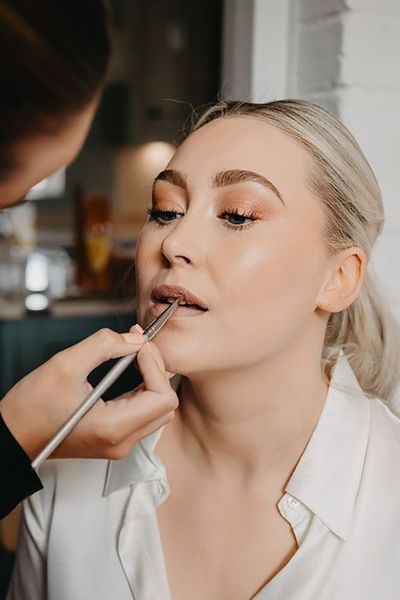 bridal makeup wedding morning Jessica Grace Photography