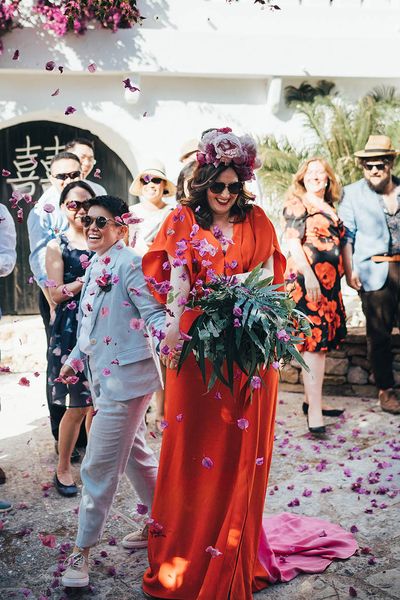 LGBTQI+ wedding inspiration with real bisexual, transgender and non binary couples 