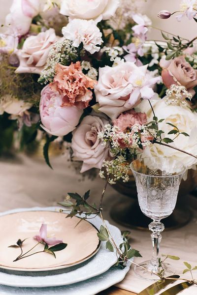 Blush Pink Botanicals Rebecca Goddard Photography