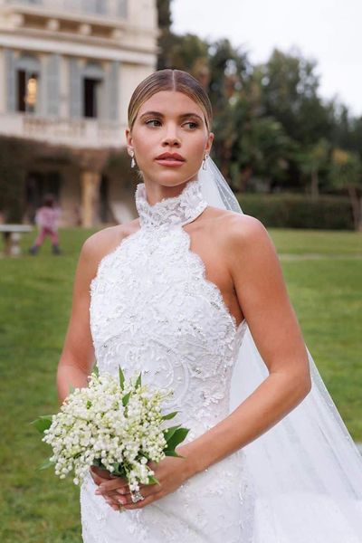 sofia richie wedding dress