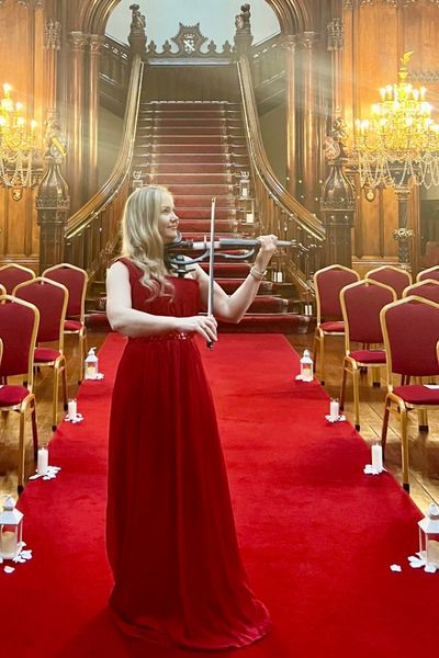 Wedding Violinist at Allerton Castle