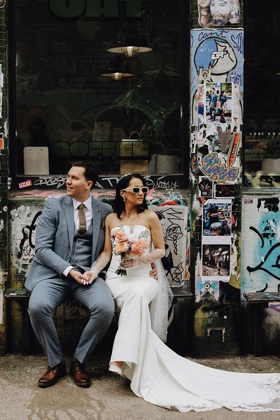 Old Marylebone Town Hall urban chic wedding in London