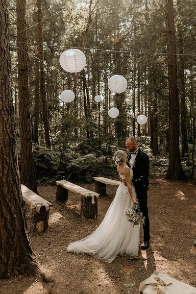 Woodland Camp Katur wedding venue for whimsical forest wedding.