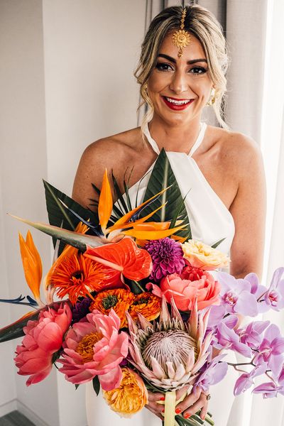 Tropical Wedding Bouquet