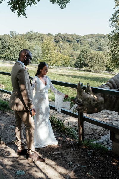 Port Lympne wildlife park wedding 