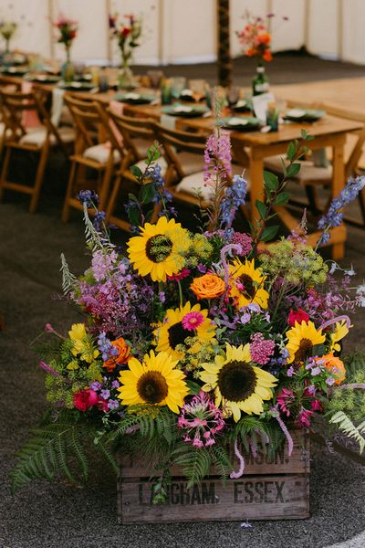 sunflower wedding