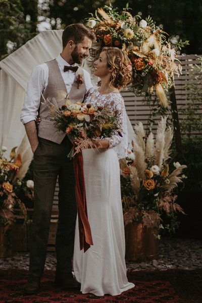 burnt orange wedding theme