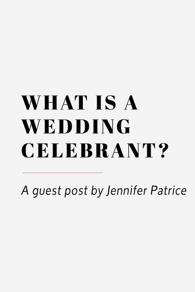 what is a wedding celebrant