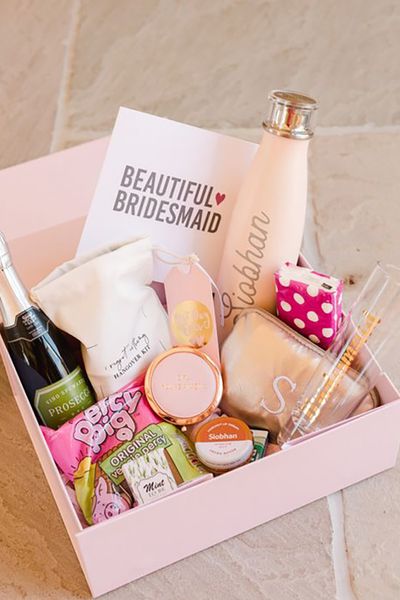 bridesmaid gift box Captured By Katrina