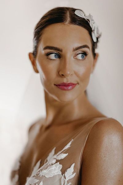 classic wedding makeup and hair for destination weddings 