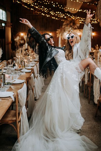 boho-wedding-at-riverlands-wedding-barns-with-matching-leather-jackets