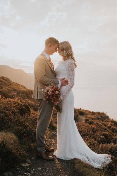 Kitty and Connor's relaxed, boho wedding in Cornwall. 