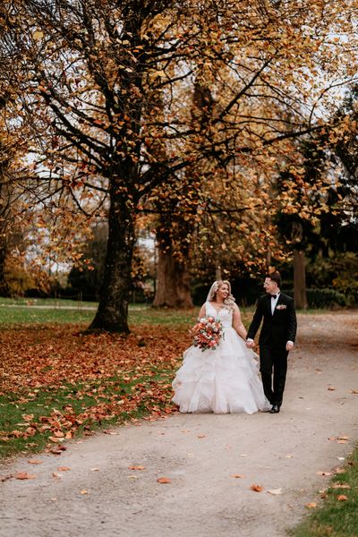 Autumn wedding at The Orangery, Margam