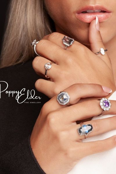 Diamond and Gemstone Rings by Poppy Elder Fine Jewellery