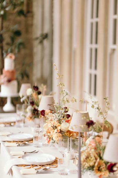 Warm Spring Wedding Table