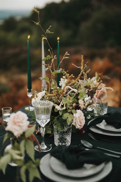 Romantic, Bohemian Elopement in the Peaks by Natalie Hewitt Wedding Planner | Sunset Portraits | Wedding Inspiration | Henry Lowther Photography