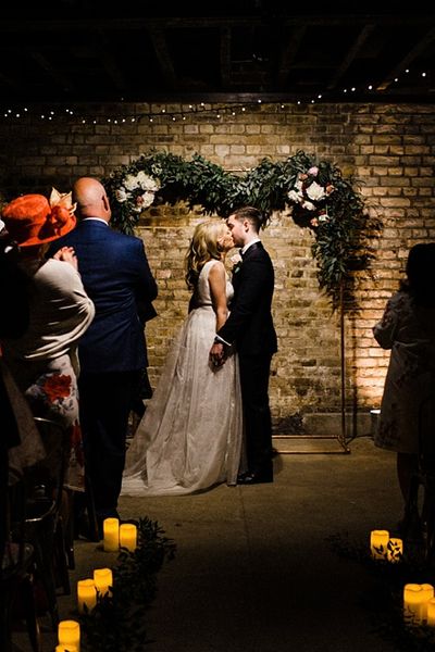 The Electricians Shed, Trinity Buoy Wharf Wedding Planned by Utterly Wow | Ted Baker Wedding Dress | Rustic Wedding Decor | Claudia Rose Photography