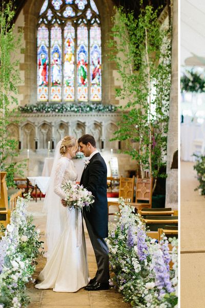 Farmers Daughter Floral Fairy Tale | Papakata Sperry Tent Wedding at family home | Sassi Holford Dress with added ivory Ostrich feathers to veil | Manolo Blahnik shoes | Images by Melissa Beattie