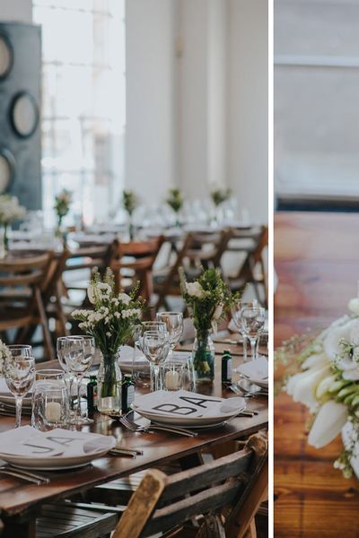 Winter Wedding at The West Reservoir Centre, Stoke Newington | Bride wears Maggie Sottero Dress | Bridesmaids in ASOS | Images by Remain In The Light