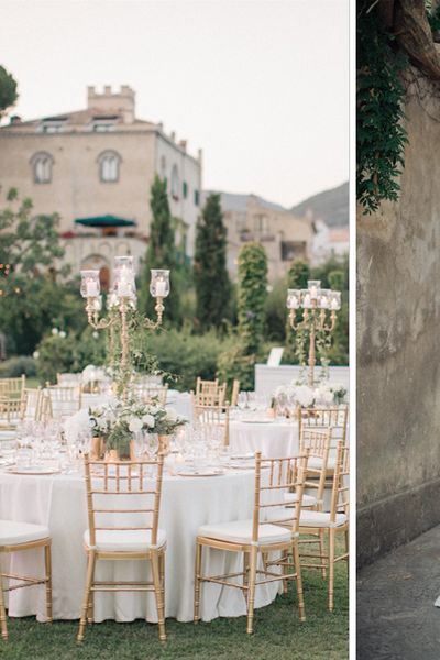 Three Day Ravello Wedding at Villa Cimbrone on Amalfi Coast Italy Planned by The Wedding Boutique Italy | Pronovias Gown | Black Tie | M & J Photography