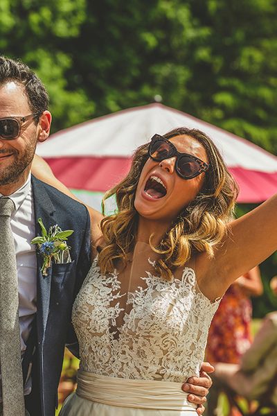 Pennard House Outdoor Country Garden Wedding | Summer Wedding | Grey/Silver ASOS Maya Bridesmaid Dresses Howell Jones Photography