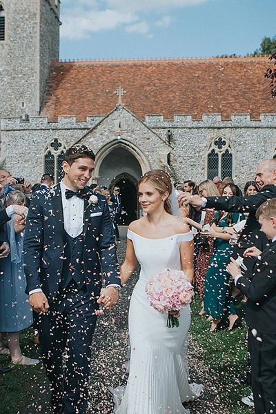 Pastel Pink & Mint Green Wedding at Granary Estates Suffolk | Suzanne Neville Bardot Gown | Mini Golf | Gospel Choir | Julia & You Photography