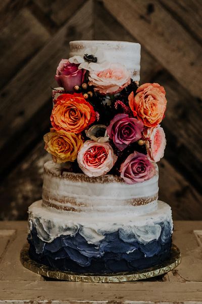 Rifle Paper Co. Trainers for Informal Wedding in Fort Worth, Texas | Stella York Wedding Dress | Pinwheel Reception Tables | Paul & Nanda Photography