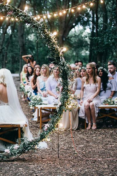 Puglian Countryside Wedding with Fairy Light Altar and Olive Grove Aperitivo | Anna Kara Wedding Dress | Britten Weddings Veil | Figtree Wedding Photography