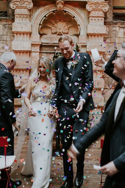 Budapest Wedding with Giant Bridal Bouquet, Tuk Tuks and Cadillac, with Bride in Lila Gown by Alexandra Grecco, shot by Jágity Fanni Fotográfus