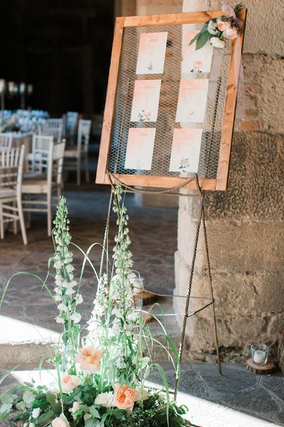 Peach and White Wedding Flowers