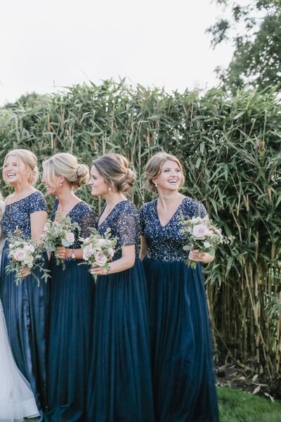 Navy Bridesmaid Dresses