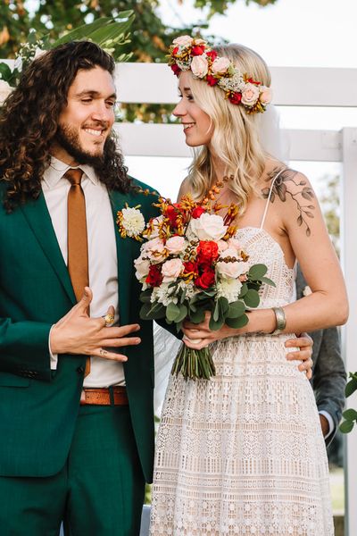 Green Wedding Suit