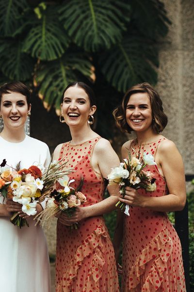 Orange Bridesmaid Dresses